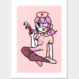 Nurse Horror (Light Ver.) Posters and Art